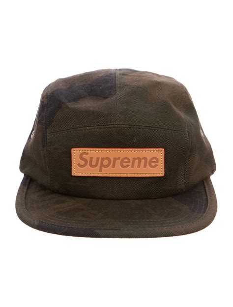 supreme louis vuitton camo cap|louis vuitton x supreme.